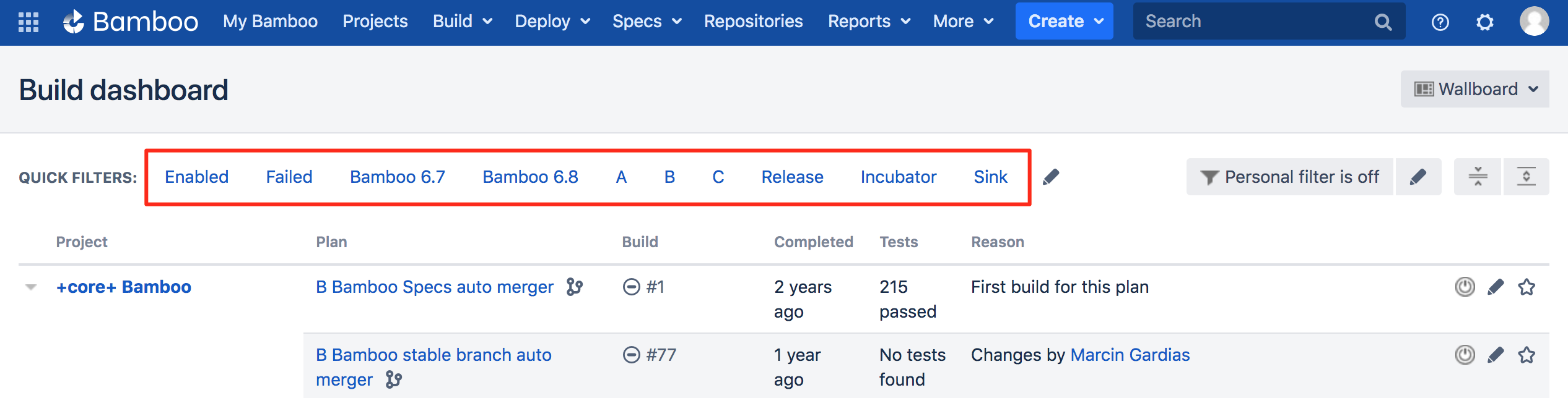 Build dashboard page with quick filters Build dashboard page with quick filters