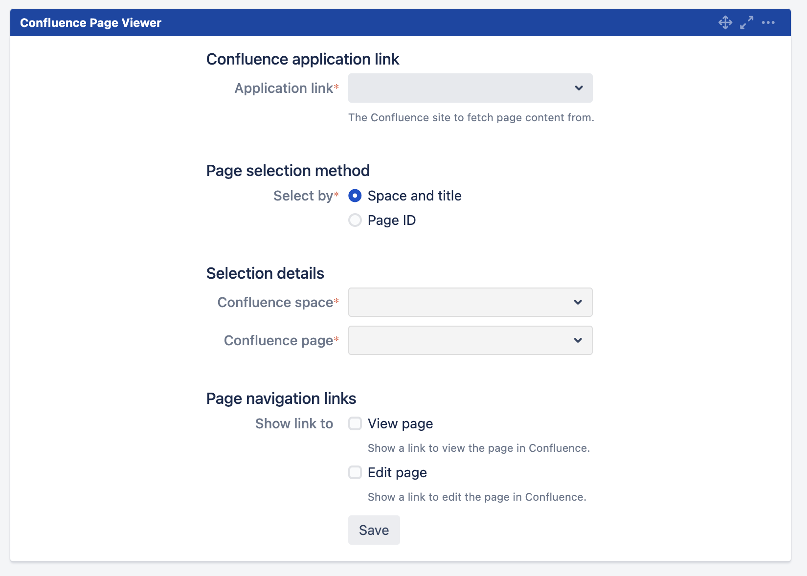 Confluence Page Viewer dashboard gadget Confluence Page Viewer dashboard gadget