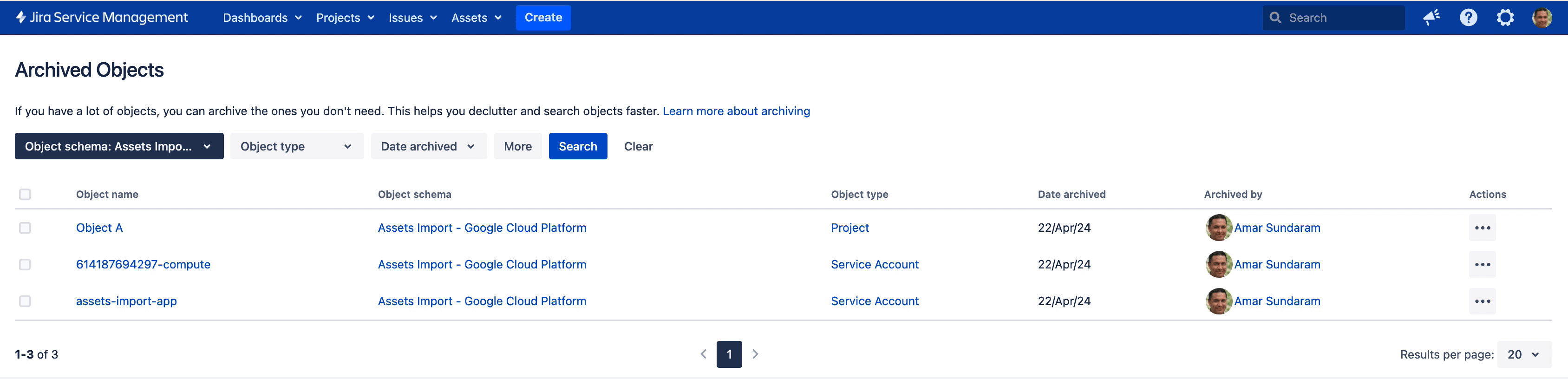 Animation displays the new Archived by me filter, the Restore action, and the new Restore selected and Restore all buttons for bulk restore Animation displays the new Archived by me filter, the Restore action, and the new Restore selected and Restore all buttons for bulk restore