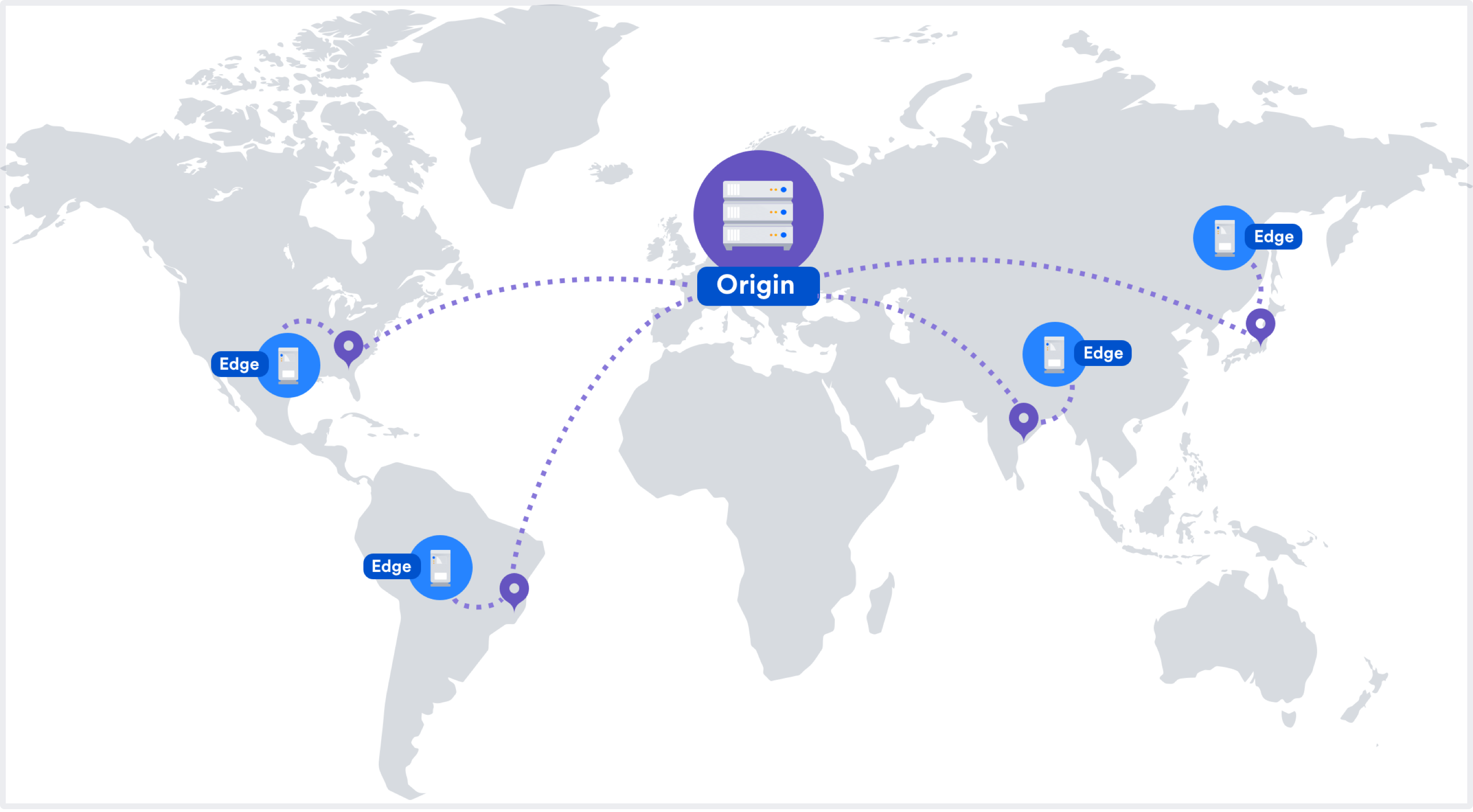 a map of the world showing the cdn network a map of the world showing the cdn network